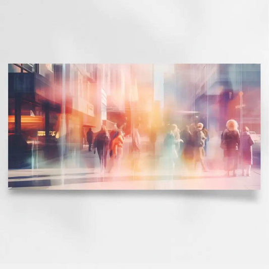 Panoramabild - Wandbild voller urbaner Dynamik! - posterfolio.de