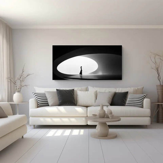 Einzigartiges Panorama-Wandbild für eine minimalistische Ästhetik - posterfolio.de