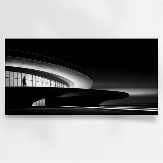 Panoramabilder kaufen: Modernes und futuristisches Architekturbild für deine Wandgestaltung - posterfolio.de