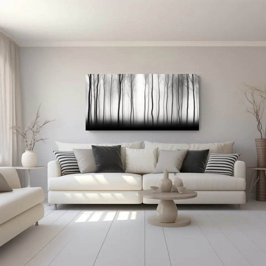 Verzaubernde Waldstille: Faszinierende Panorama Wandbilder entdecken - posterfolio.de