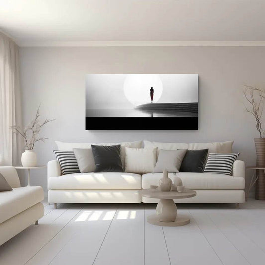 Eleganz der Ruhe: Minimalistische Panorama Wandbilder für Dein Zuhause - posterfolio.de