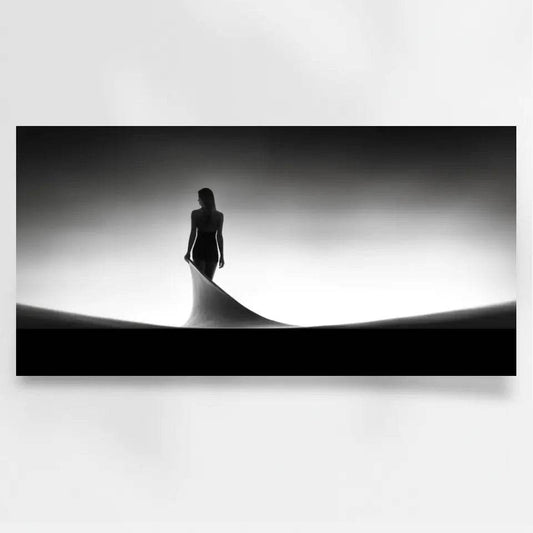 Stille Eleganz: Minimalistische Panorama Wandbilder für Deine Oase der Ruhe - posterfolio.de