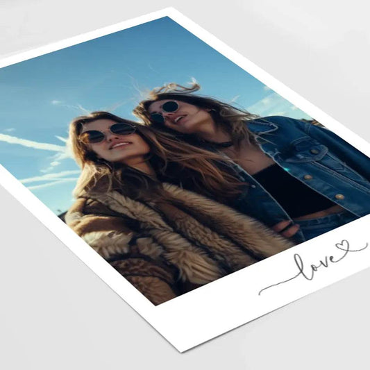 Unvergessliche Freundschaft: Personalisiertes Poster für deine beste Freundin! - posterfolio.de