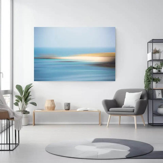 Beeindruckendes Abstraktes Maritimes Wandbild: Der perfekte Blickfang für Dein Zuhause! - posterfolio.de