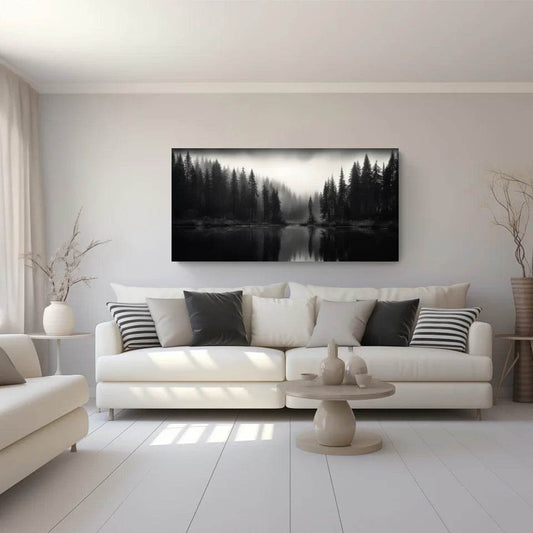 Mystisches Panoramabild: Stille und Schönheit in deinem Zuhause! - posterfolio.de