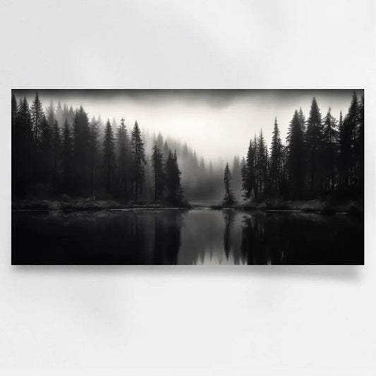 Mystisches Panoramabild: Stille und Schönheit in deinem Zuhause! - posterfolio.de