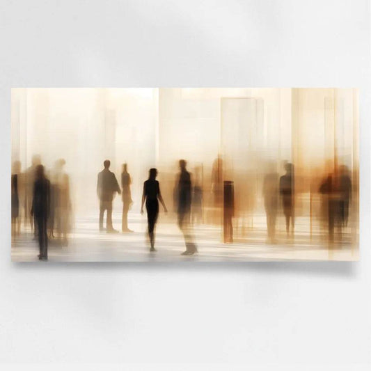 Dynamik des Alltags – Einzigartiges Panoramabild für deine Wände - posterfolio.de