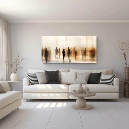 Dynamik des Alltags – Einzigartiges Panoramabild für deine Wände - posterfolio.de