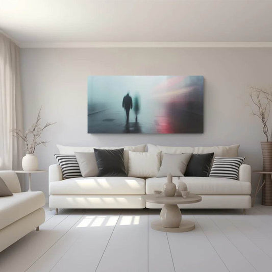 Mystische Panoramabilder – Neblige Straßenszenen für dein Zuhause - posterfolio.de