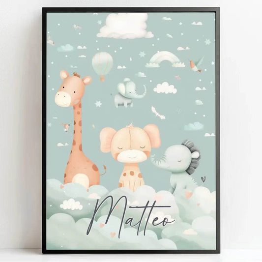 Zauberhaftes Kinderposter: dein personalisiertes Geschenk für kleine Träumer! - posterfolio.de