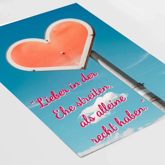 Zeige deine Liebe mit einem personalisierten Poster: einzigartiger Liebesbeweis mit Herz und Namen! - posterfolio.de