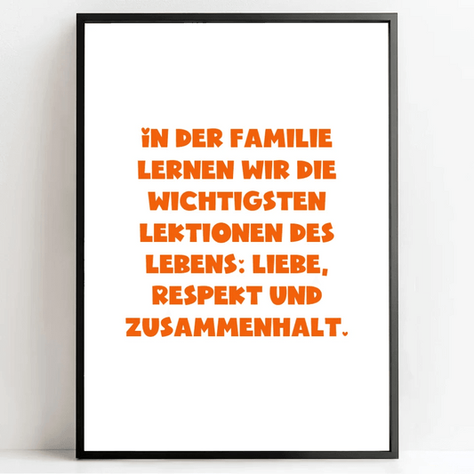Einzigartiges Familienposter gestalten: Deine persönliche Erinnerung für immer! - posterfolio.de