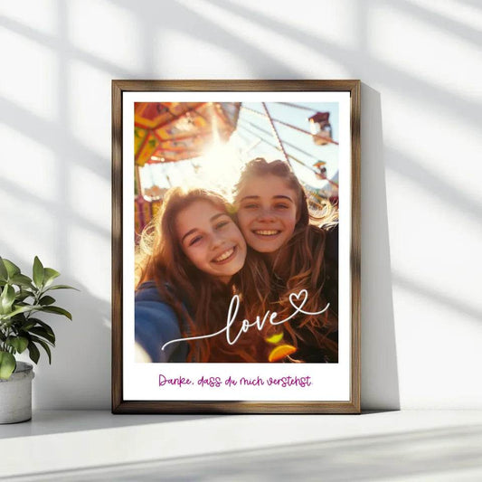 Überrasche deine beste Freundin mit einem personalisierten Poster voller Erinnerungen! - posterfolio.de