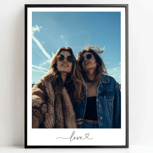 Unvergessliche Freundschaft: Personalisiertes Poster für deine beste Freundin! - posterfolio.de