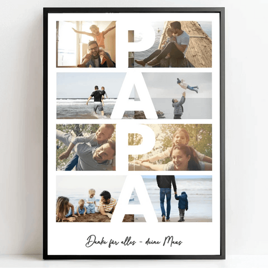 Zeige deine Liebe mit einem einzigartigen personalisierten Poster: Fotocollage für deine Mama - posterfolio.de