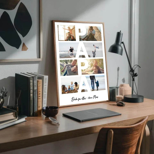 Zeige deine Liebe mit einem einzigartigen personalisierten Poster: Fotocollage für deine Mama - posterfolio.de
