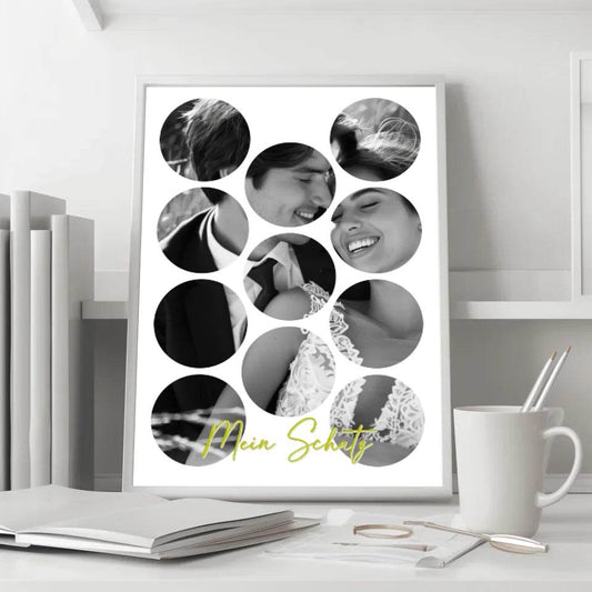 Schenke Liebe, schenke Individualität - Personalisiertes Hochzeitsposter als unvergessliches Geschenk - posterfolio.de