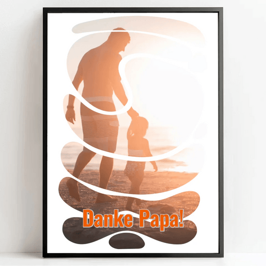 Einzigartiges Geschenk für Papa: Personalisiertes Poster mit individueller Note! - posterfolio.de
