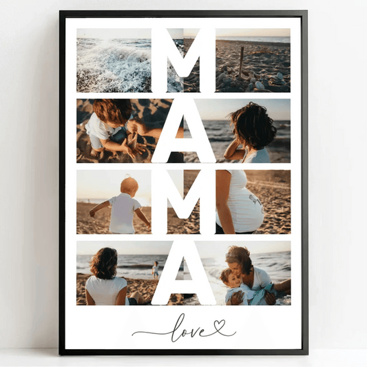 Einzigartiges Geschenk für Mama: Dein personalisiertes Poster voller Liebe - posterfolio.de