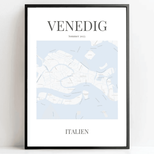 Einzigartig wie Du: Deine personalisierte Landkarte als individuelles Geschenk! - posterfolio.de