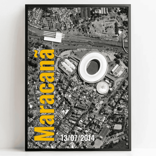 Dein personalisiertes Poster der Fußballstadien - Gestalte jetzt dein individuelles Stadion-Poster im Style “Maracanã” - posterfolio.de