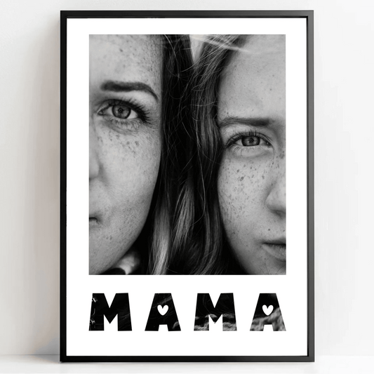 Ein Bild mit Mama – Personalisiertes Poster als einzigartiges Geschenk - posterfolio.de