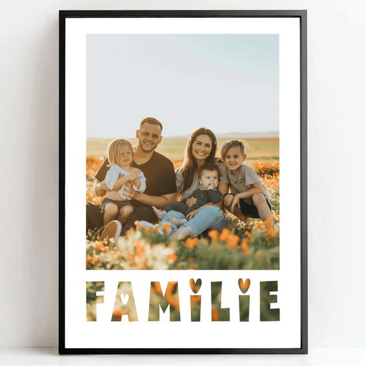 Unvergessliche Familienmomente – Personalisiertes Poster als Geschenkidee - posterfolio.de