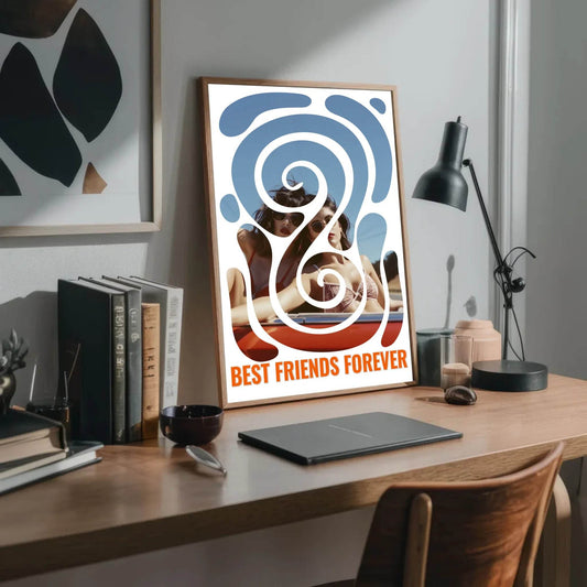 Best Friends Forever: Personalisiertes Poster als perfektes Geschenk für deine beste Freundin! - posterfolio.de