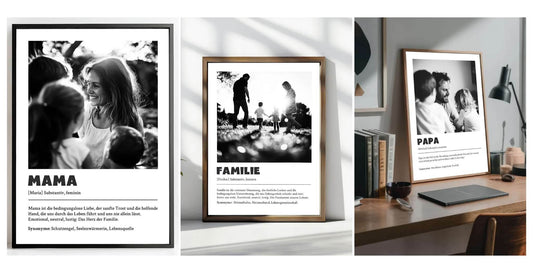 Definitions-Poster: Kunstwerke für besondere persönliche Momente - posterfolio.de