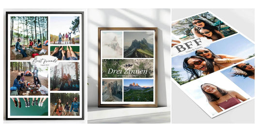 Individuelle Fotocollagen als kreative Geschenkidee - posterfolio.de