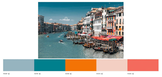 Erkunde die zauberhafte Welt der Farbpaletten: Tipps zur Auswahl des idealen Farbschemas! - posterfolio.de