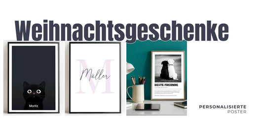 Personalisierte Poster als Weihnachtsgeschenk - posterfolio.de