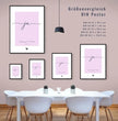 'ja' zur Hochzeit - dein personalisiertes Poster: Unvergessliche Erinnerungen mit Namen und Datum festhalten - posterfolio.de