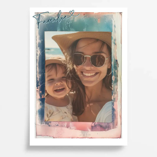 Überrasche Mama mit einem einzigartigen Geschenk – Personalisiertes Poster mit Vintage-Fotofilter!