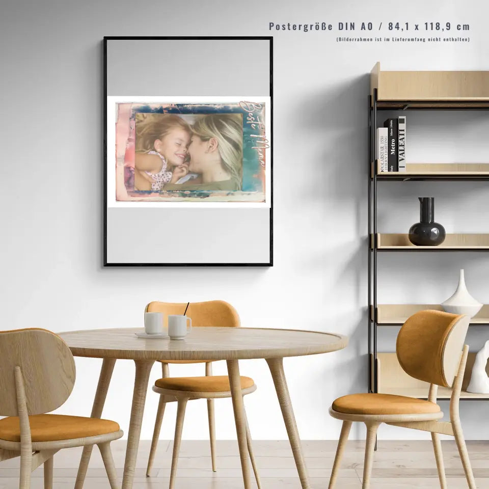 Emotionales personalisiertes Poster: Einzigartige Mama Poster im Vintage-Touch