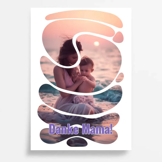 Emotionales Geschenk für die beste Mama! Gestalte jetzt dein personalisiertes Poster.