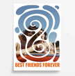 Best Friends Forever: Personalisiertes Poster als perfektes Geschenk für deine beste Freundin!