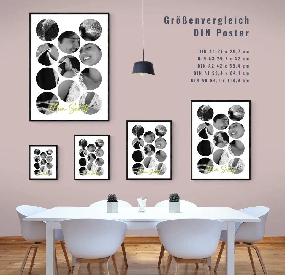 Schenke Liebe, schenke Individualität - Personalisiertes Hochzeitsposter als unvergessliches Geschenk