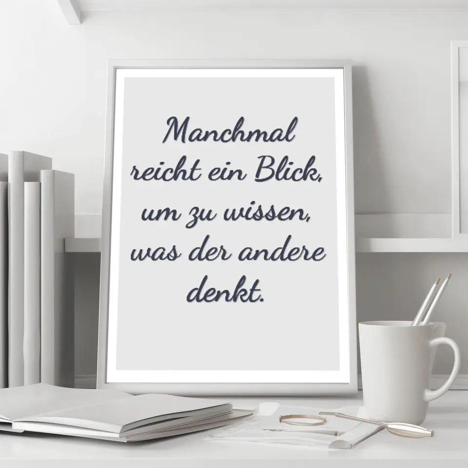 Personalisiertes Poster für unvergessliche Liebesmomente - Einzigartige Geschenkidee für Verliebte!