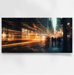 Erlebe die Metropole: Panoramabild der nächtlichen Stadtszene - posterfolio.de