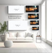 Erlebe die Metropole: Panoramabild der nächtlichen Stadtszene - posterfolio.de