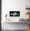 Kraftvolle Panoramabilder kaufen: Stürmische Meereswellen in Schwarzweiß - posterfolio.de