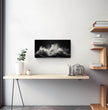 Kraftvolle Panoramabilder kaufen: Stürmische Meereswellen in Schwarzweiß - posterfolio.de