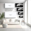 Erlebe die Faszination der Natur - Panoramabild einer mächtigen Meereswelle! - posterfolio.de