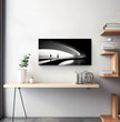 Futuristisches Architekturpanorama - Gestalte deinen Raum neu mit unseren Panoramabildern! - posterfolio.de