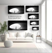 Einzigartiges Panorama-Wandbild für eine minimalistische Ästhetik - posterfolio.de