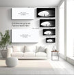 Einzigartiges Panorama-Wandbild für eine minimalistische Ästhetik - posterfolio.de