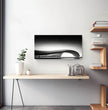 Erlebe die zeitlose Eleganz eines modernen Architekturmeisterwerks mit unserem exklusiven Panoramabild - posterfolio.de