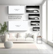 Erlebe die zeitlose Eleganz eines modernen Architekturmeisterwerks mit unserem exklusiven Panoramabild - posterfolio.de