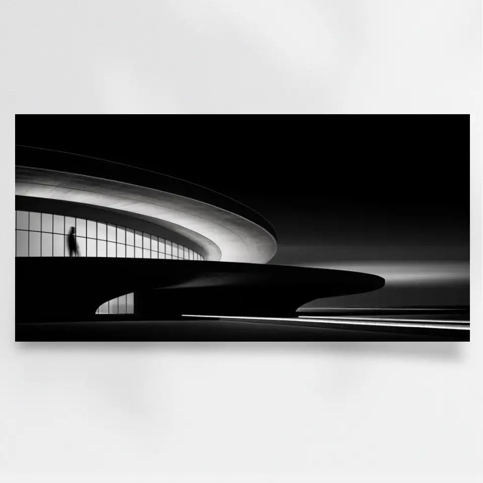 Panoramabilder kaufen: Modernes und futuristisches Architekturbild für deine Wandgestaltung